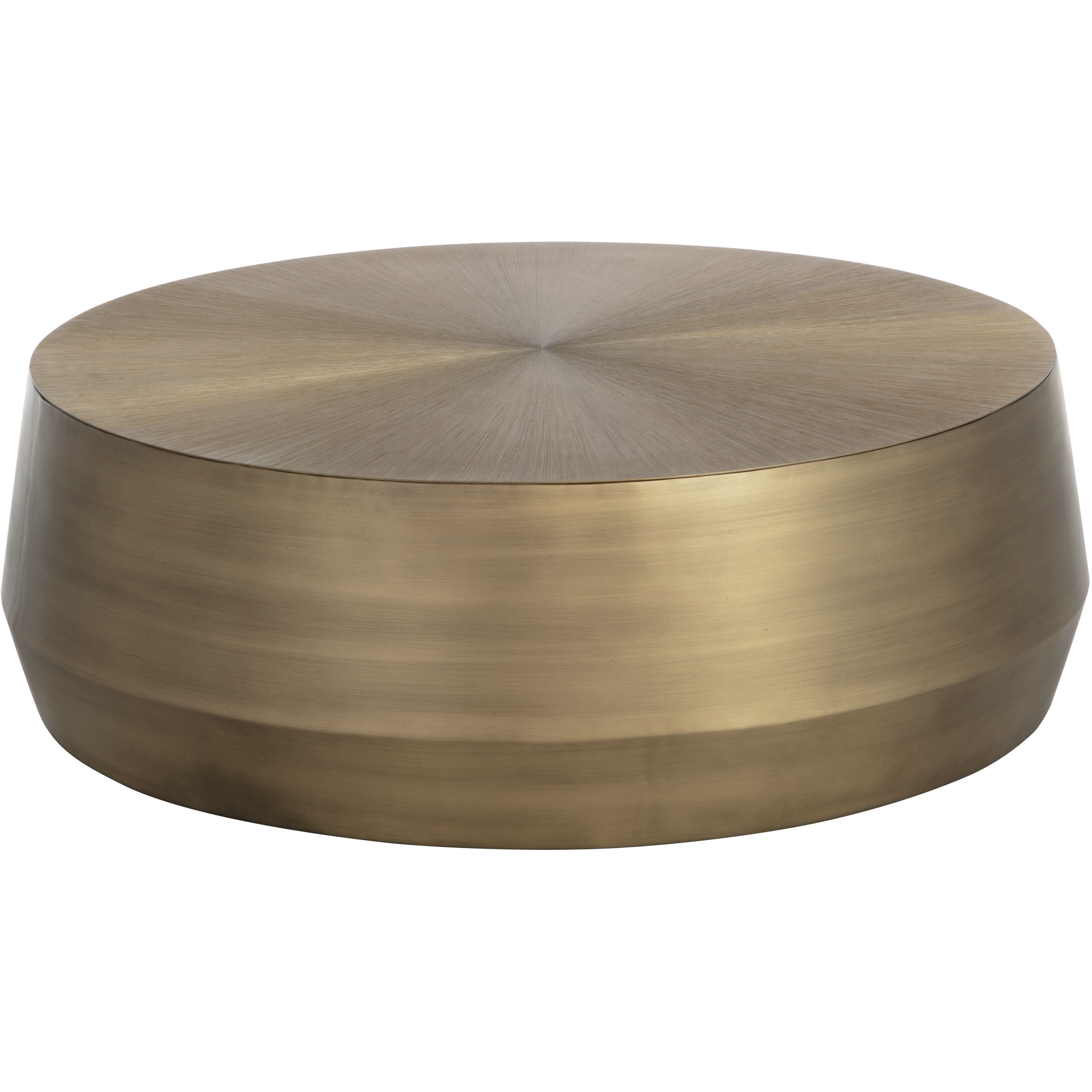 Creed 48 X 15 inch Antique Gold Coffee Table, Large